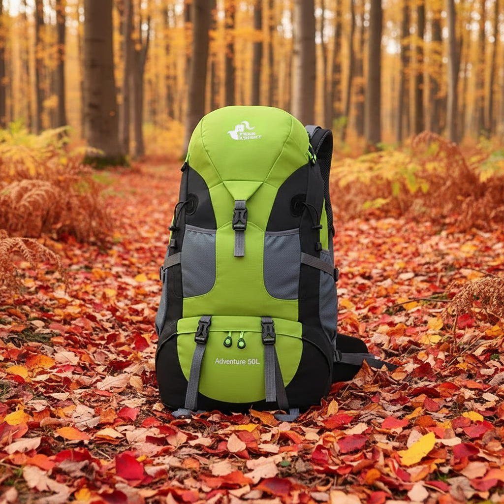 50L Waterproof Hiking Mountaineering Rucksack Backpack