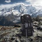 50L Waterproof Hiking Mountaineering Rucksack Backpack