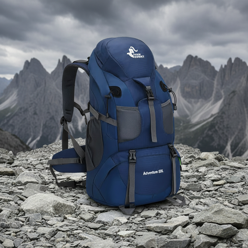 50L Waterproof Hiking Mountaineering Rucksack Backpack