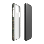 Army camouflage iPhone® snap case, camo back with exposed side buttons and ports