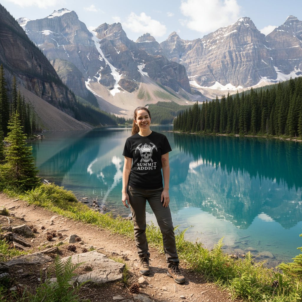 Summit Addict Hiking T-Shirt - Still Out There