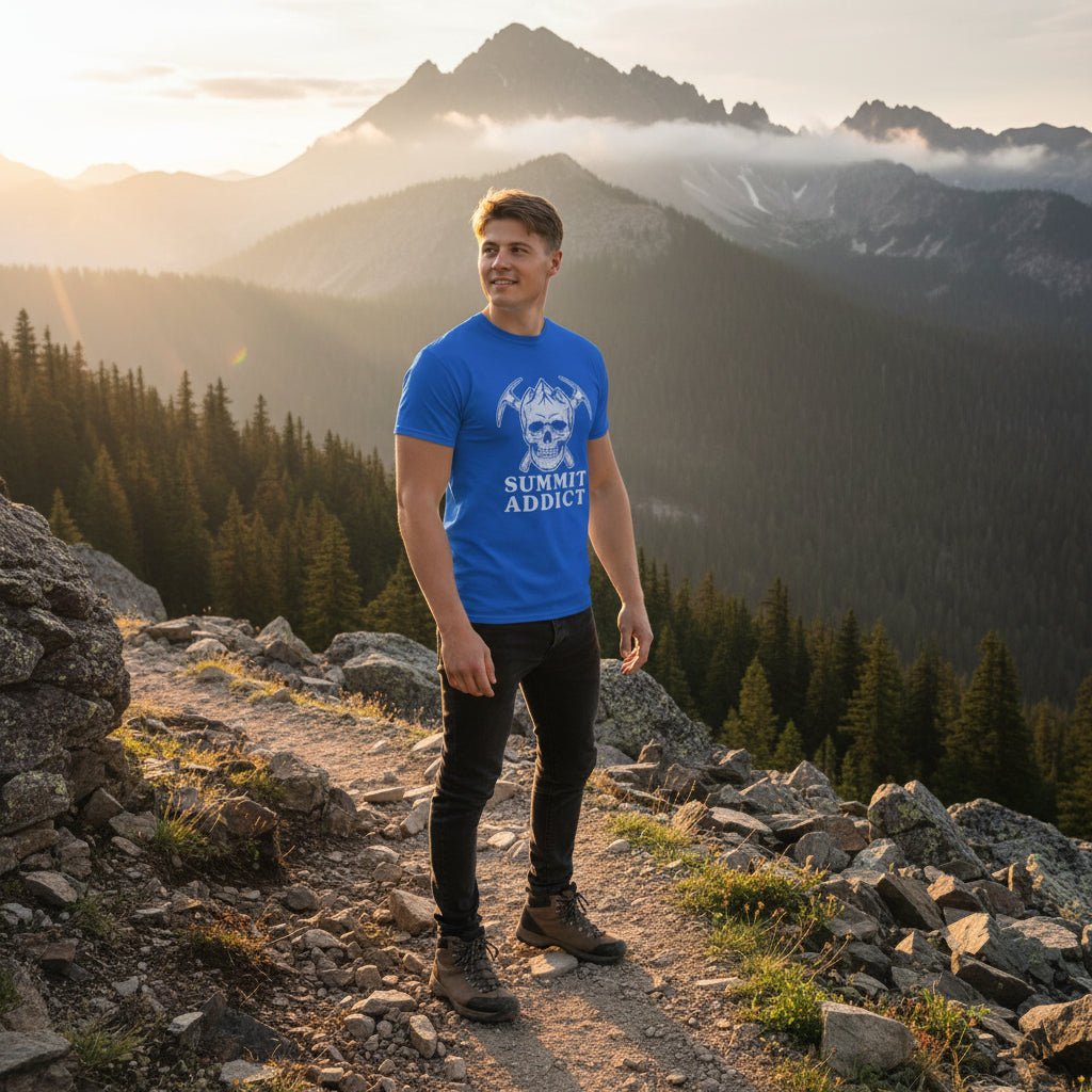 Summit Addict Hiking T-Shirt - Still Out There