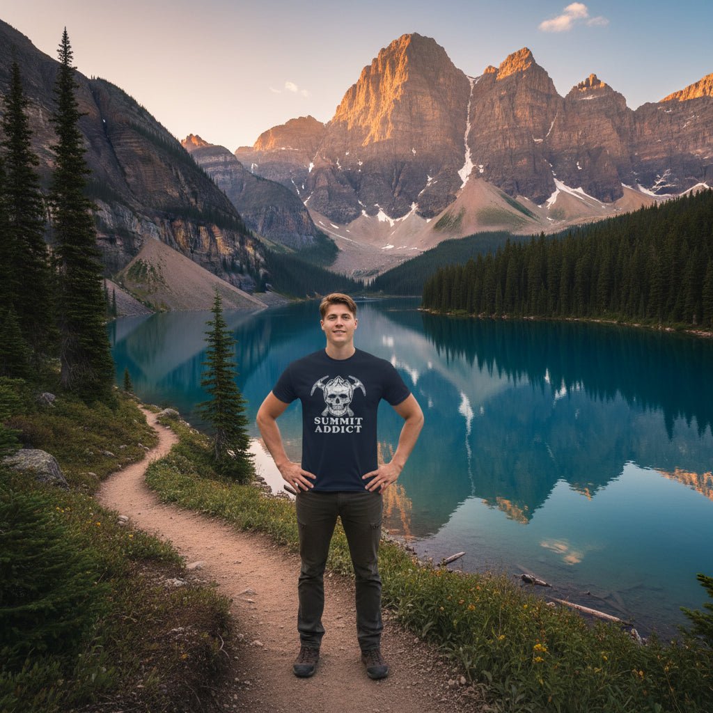 Summit Addict Hiking T-Shirt - Still Out There