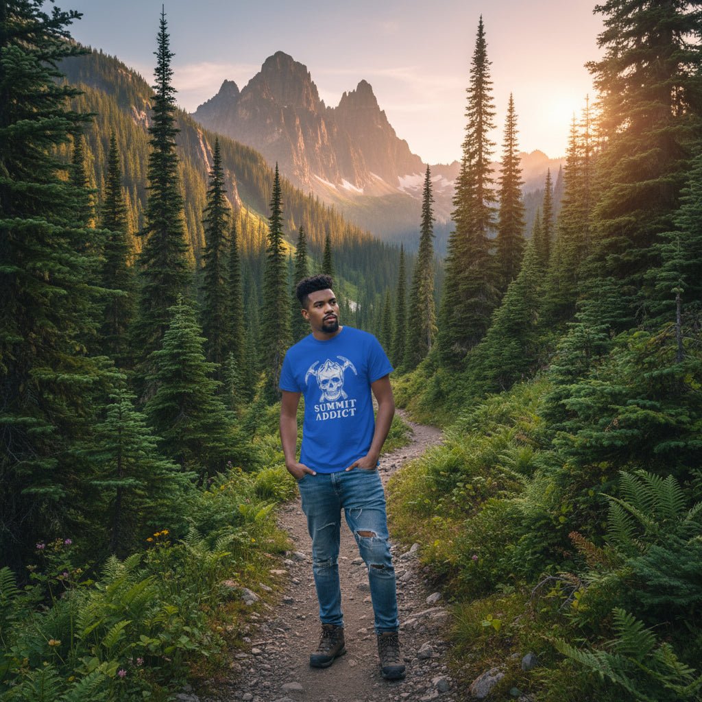 Summit Addict Hiking T-Shirt - Still Out There