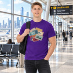 Travel Stamps T-Shirt Wanderlust Adventure Graphic Tee - Still Out There