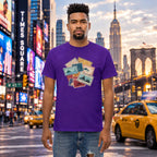 Travel Stamps T-Shirt Wanderlust Adventure Graphic Tee - Still Out There
