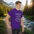 Keep The Trail Hiking T-Shirt – Mountain & Boots Graphic Tee